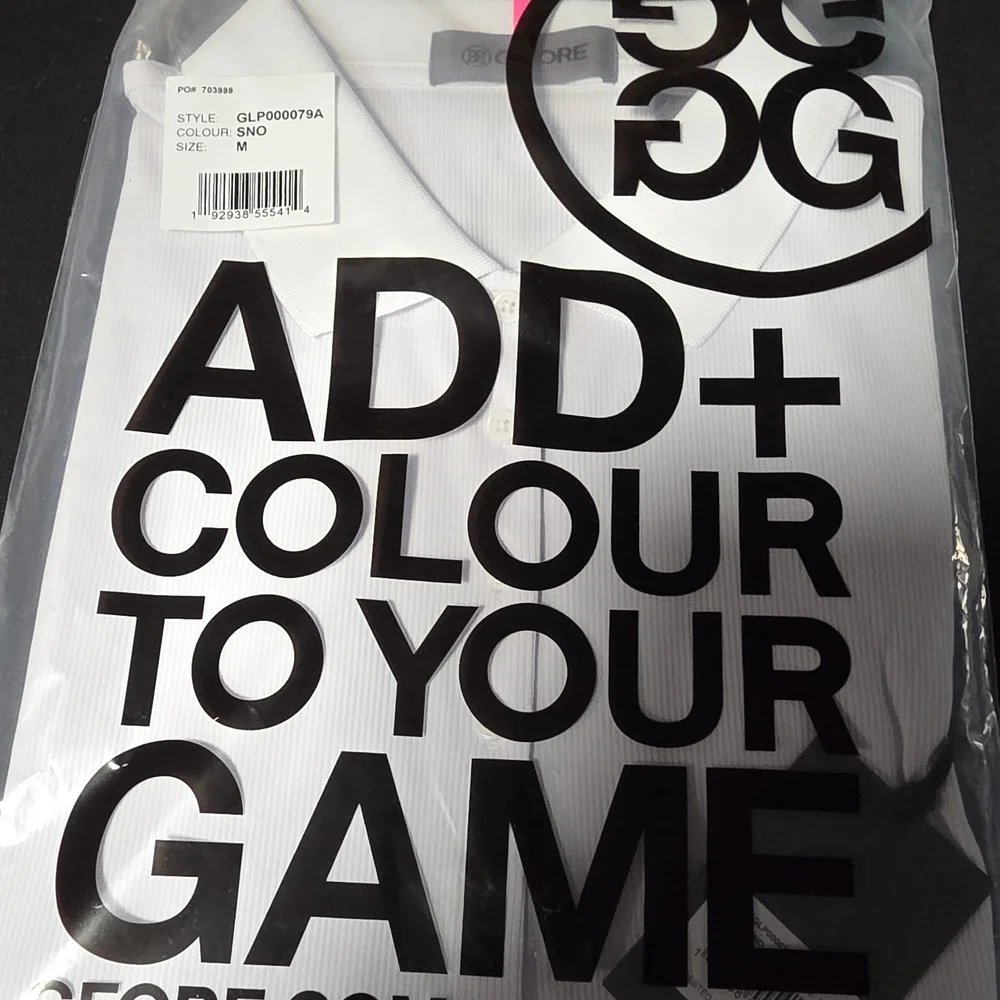 G/FORE White Polo — Bold Graphic Pack - Picture 2 of 14